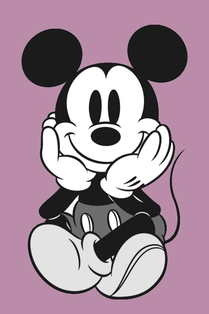 Purple Mickey Mouse 1080p Disney Background