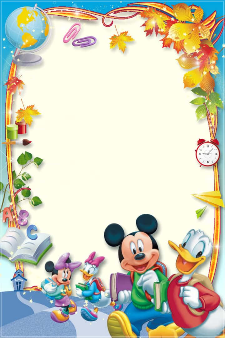 Mickeyund Seine Freunde Rahmen 1080p Disney Hintergrund