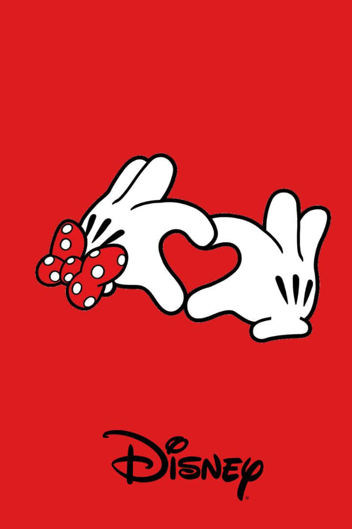 mickey mouse hand signs logo