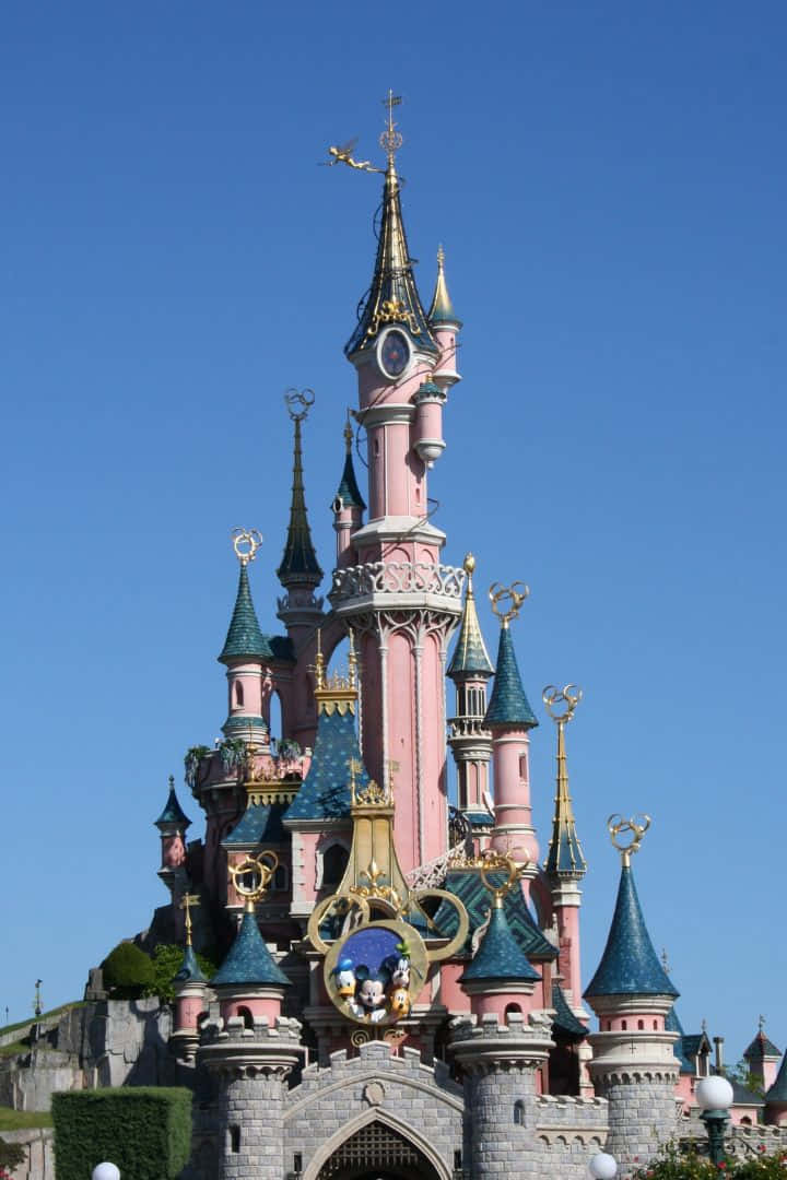 Castle At Disneyland Paris 1080p Disney Background