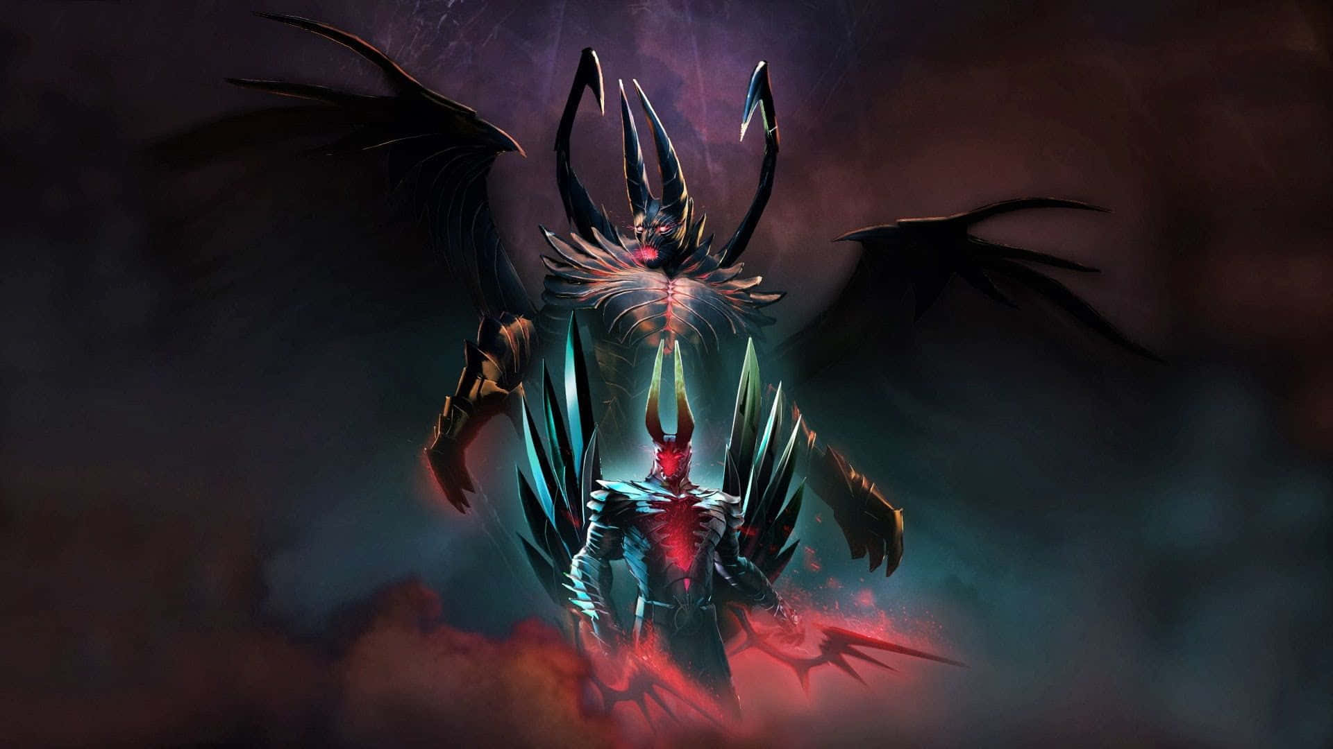 1080p Dota 2 Overvældende Terrorblade Baggrund