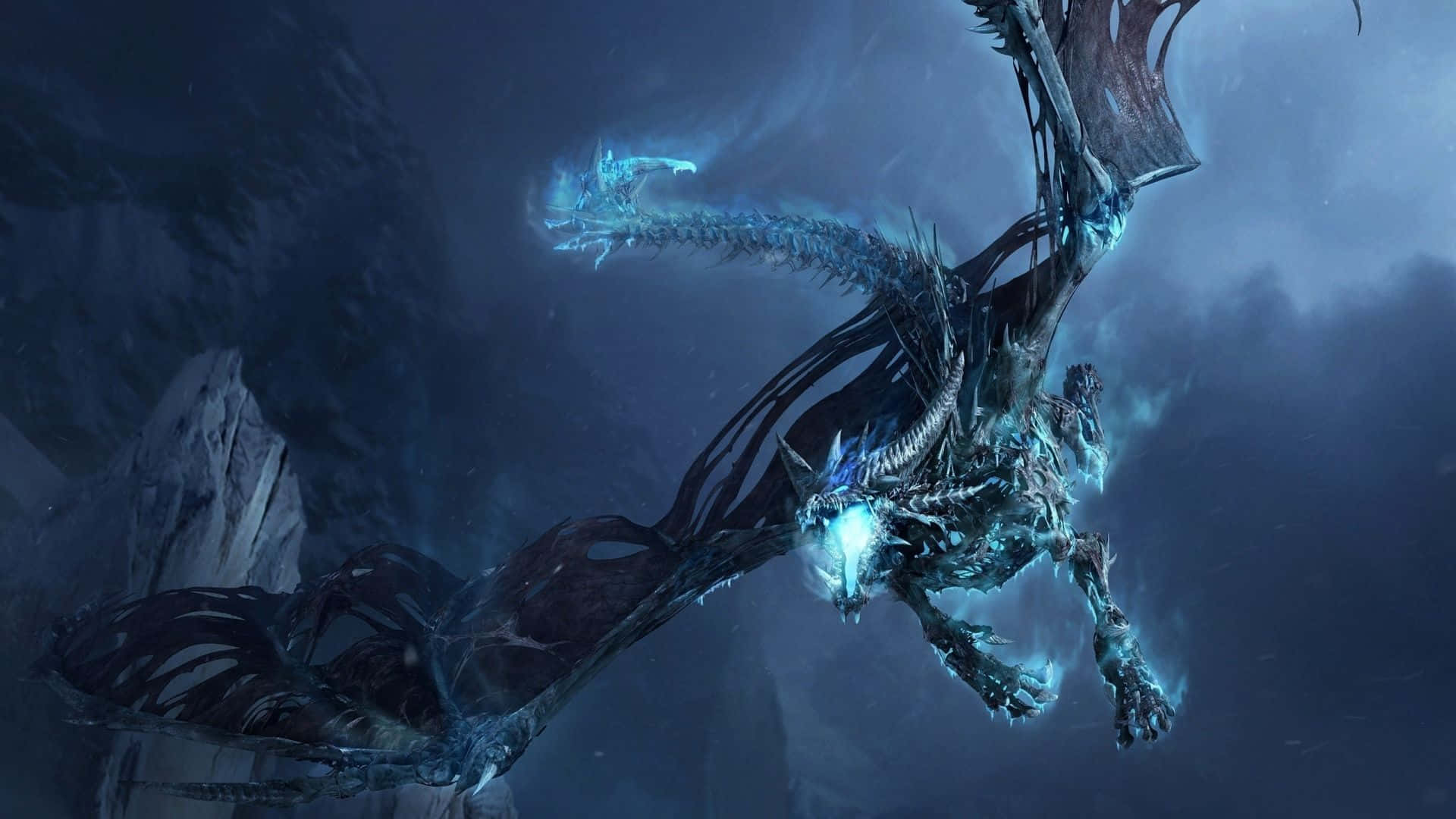 1080p Dragon Sindragosa Warcraft Wallpaper