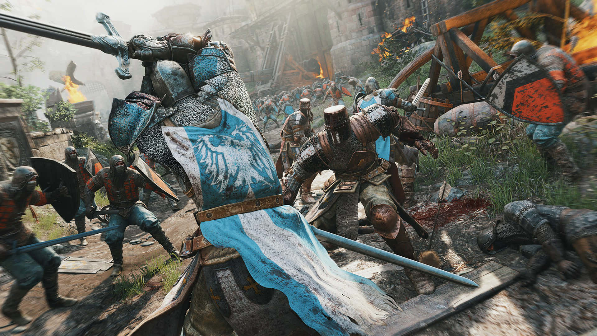 1080p For Honor Background Warrior Attacking