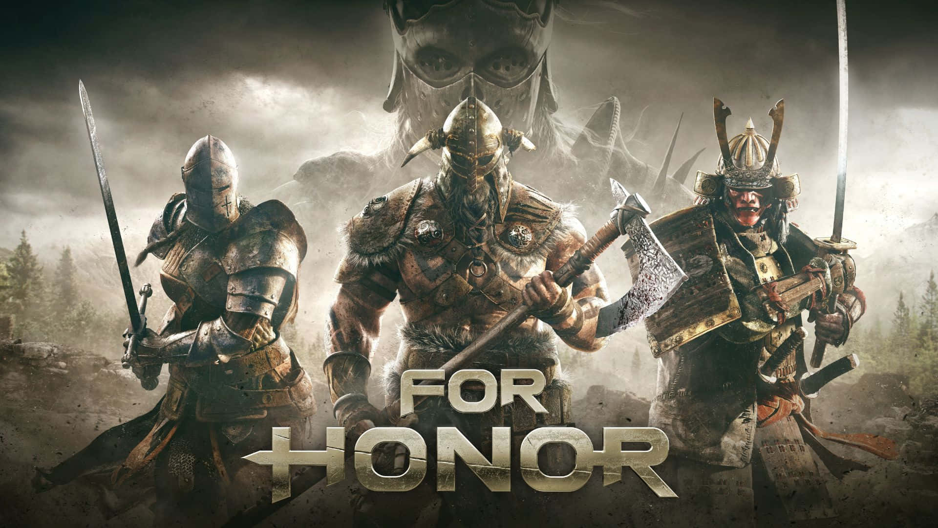 1080pbakgrundsbild För Spelet For Honor Med Titeln 