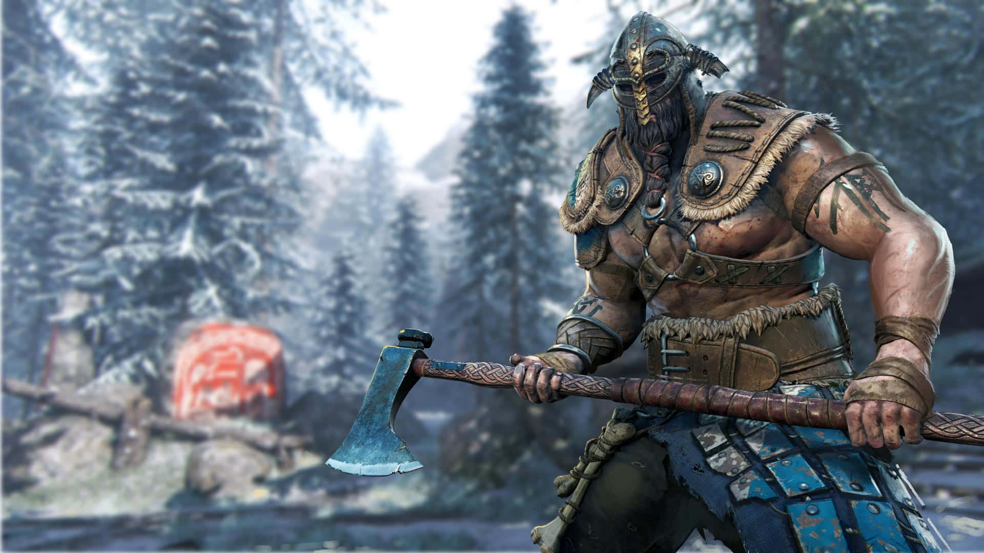 1080p For Honor Background Outlander With An Axe