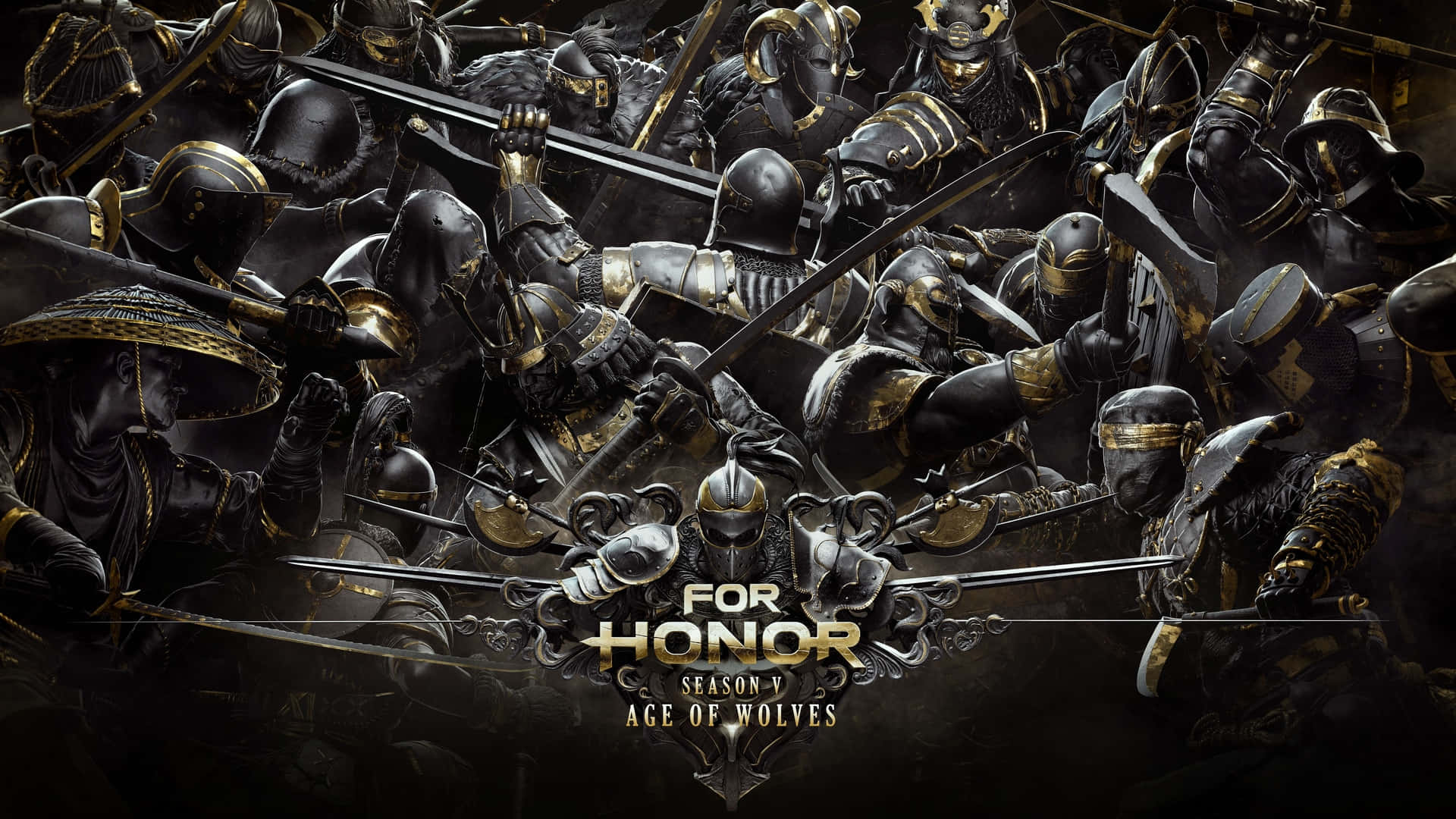 1080p For Honor Background Black And Gold Warriors Poster