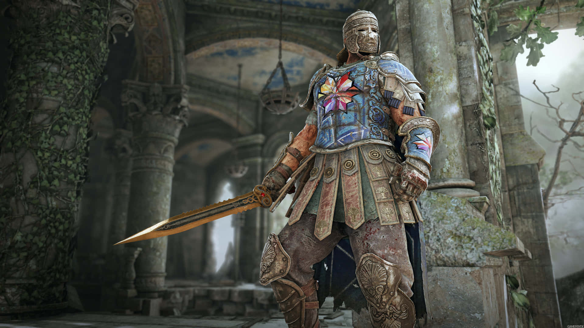 1080p For Honor Background Warrior One Hand Sword