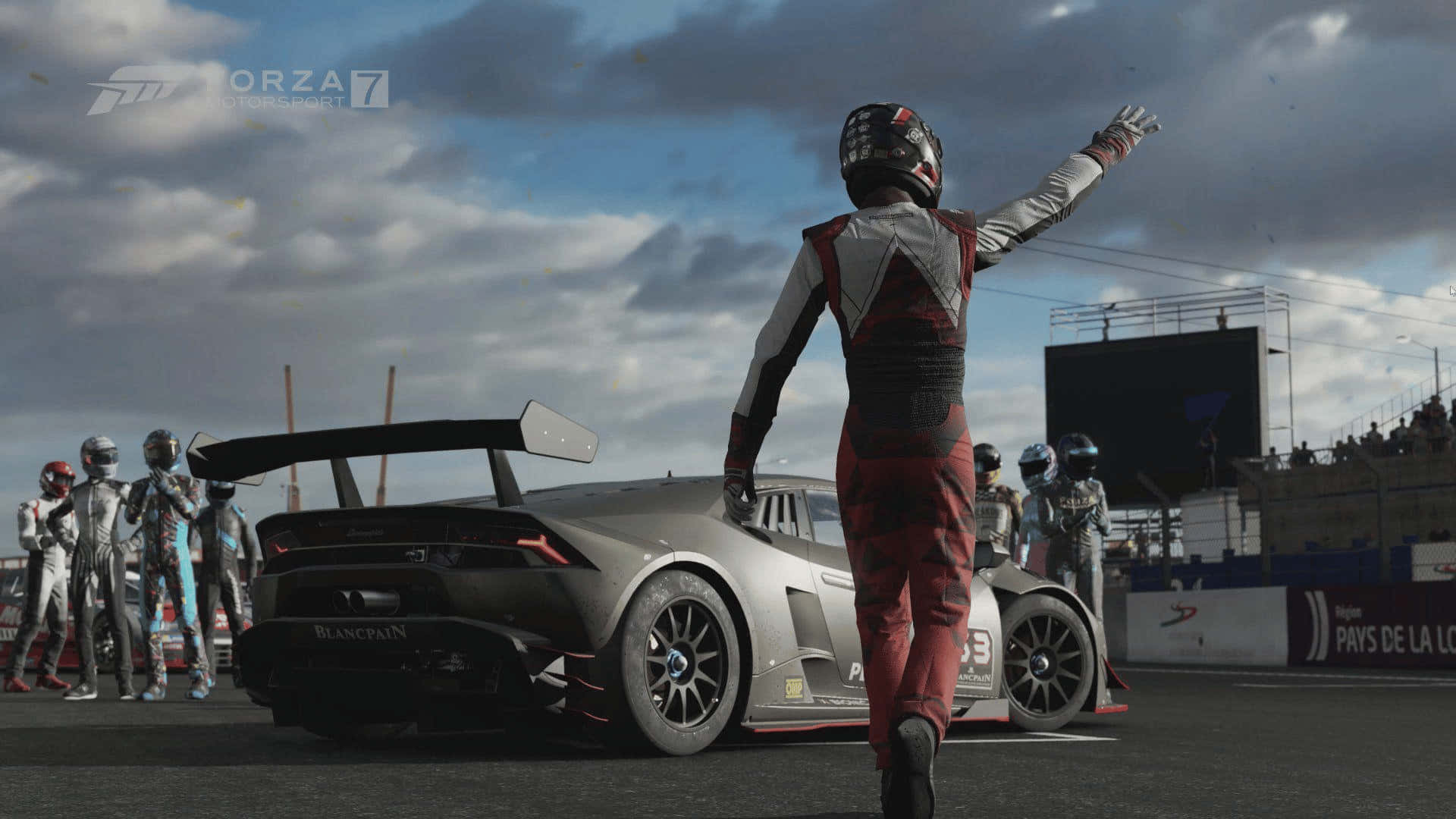 Tävlatill Toppen I 1080p Med Forza Motorsport 7 Som Bakgrundsbild På Din Dator Eller Mobiltelefon.