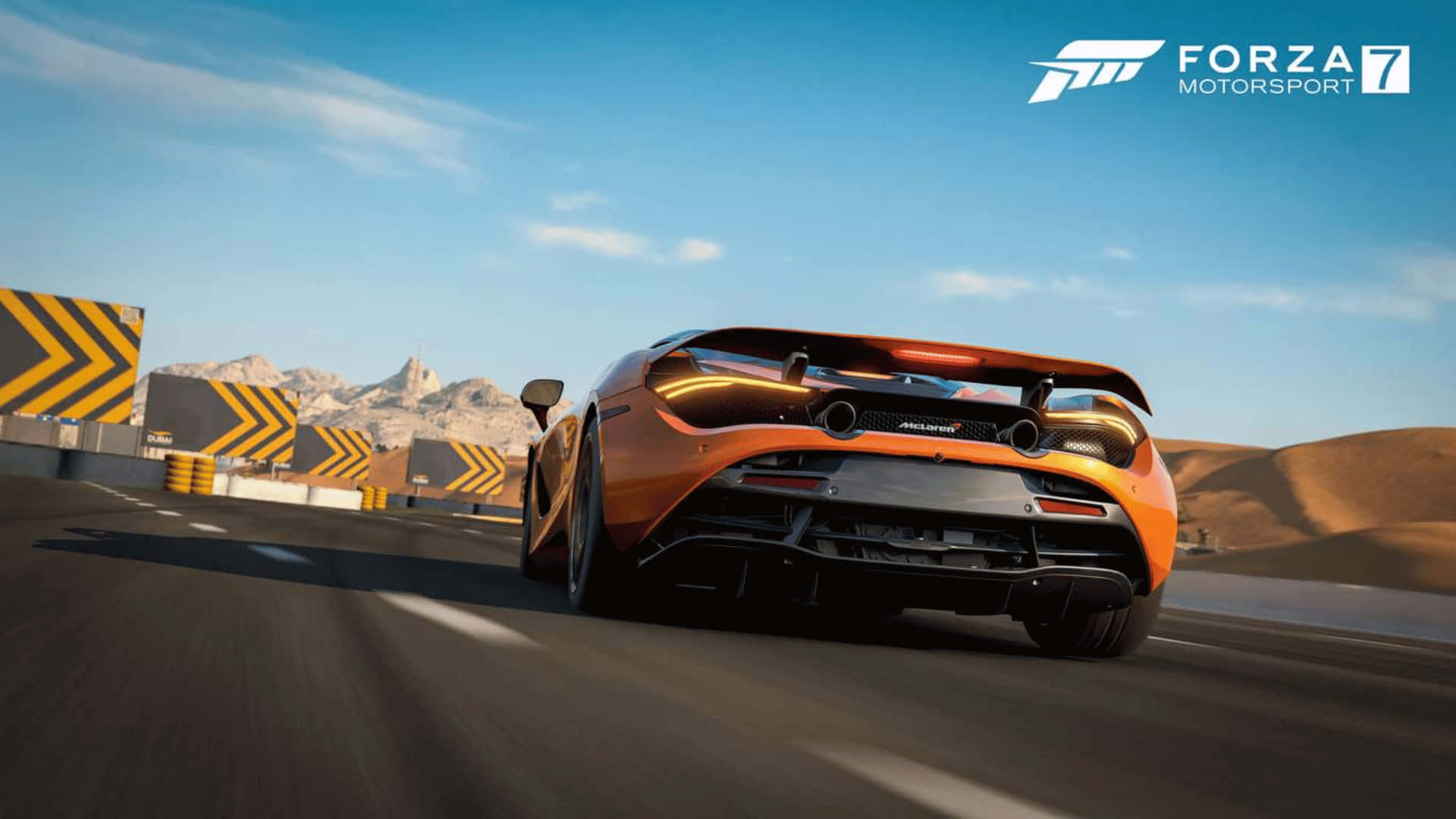 Takontrollen Över En Högpresterande Racerbil I Forza Motorsport 7 Når Du Sätter Den Som Ditt Dataskrivbords- Eller Mobilbakgrund.
