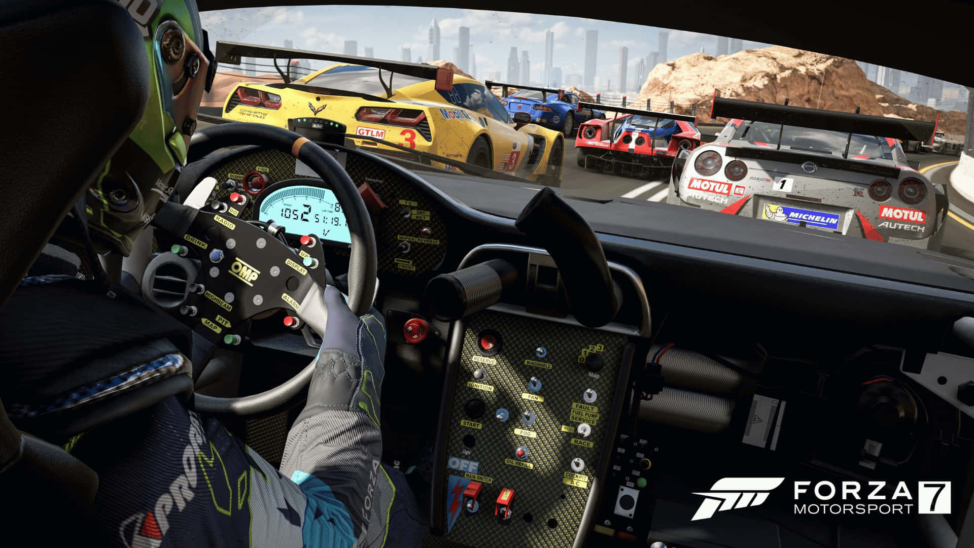 Tävlagenom Uppiggande Banor Med Otrolig Visuell Trohet I Forza Motorsport 7.