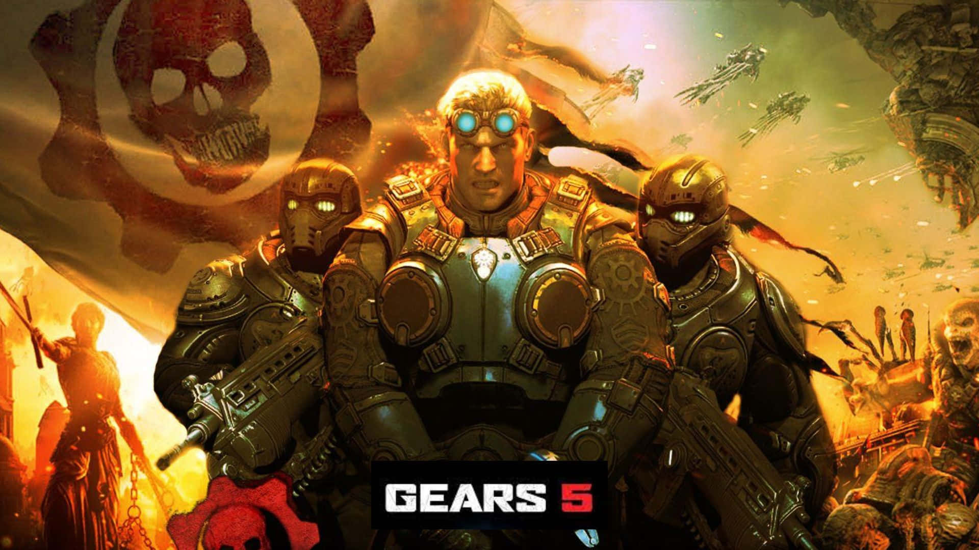 Modigakrigare I Gears Of War 5.