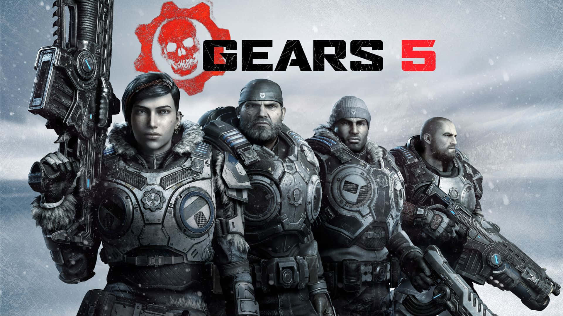 Enepisk Äventyrsresa Väntar Med Gears Of War 5.