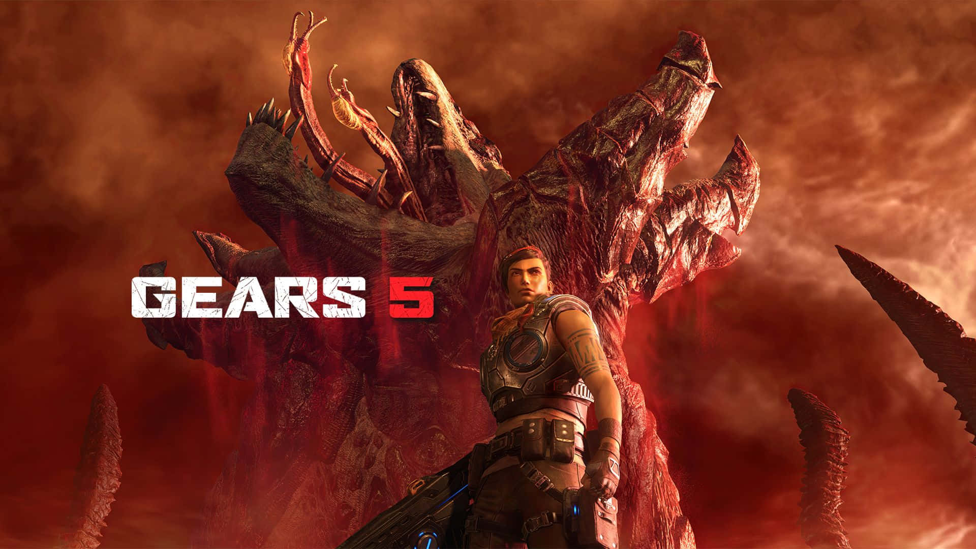 Battle across time and space in Gears of War 5.