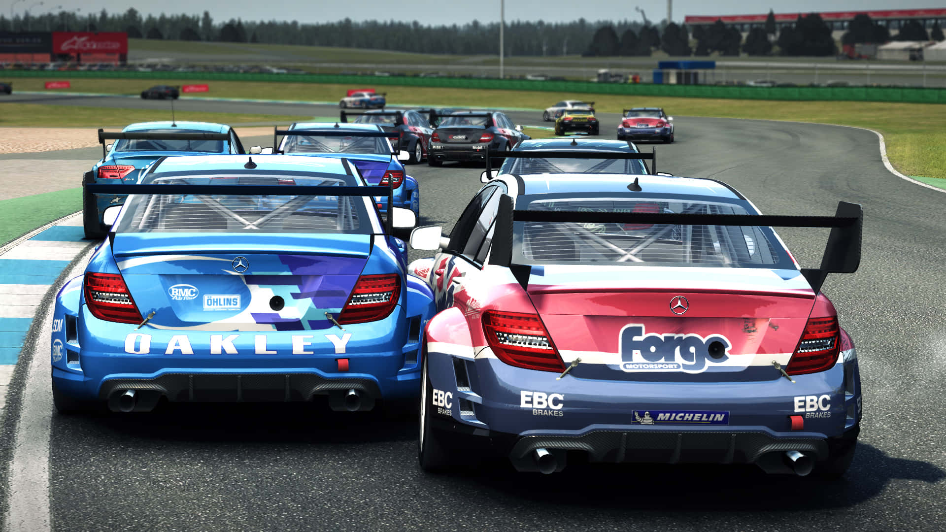 Upplevspänningen Av Racing I 1080p Med Grid Autosport.