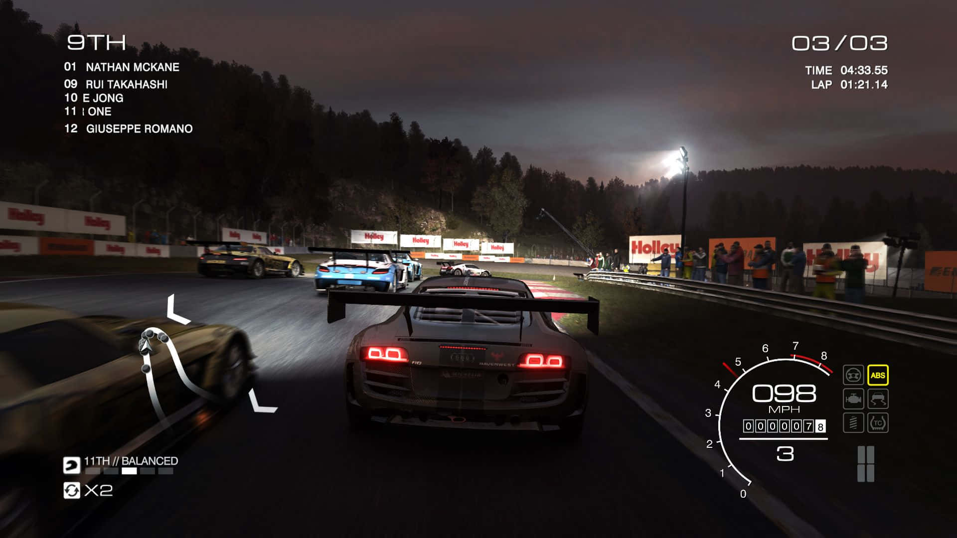 Speed through the streets of Barcelona in Grid Autosport.