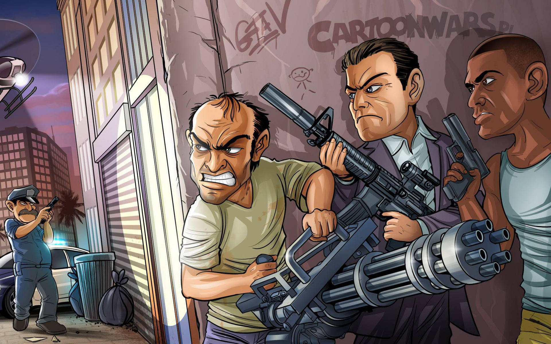 Gta 5 cartoon