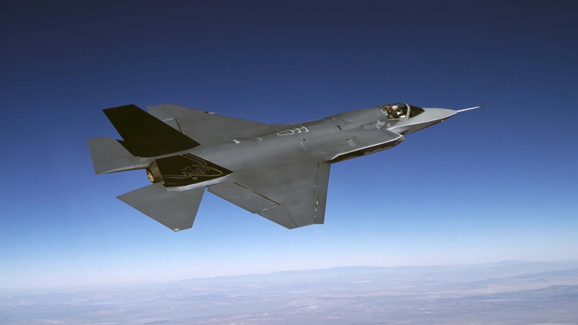 1080p Jumbo Jets F-35A Stealth Aircraft Background