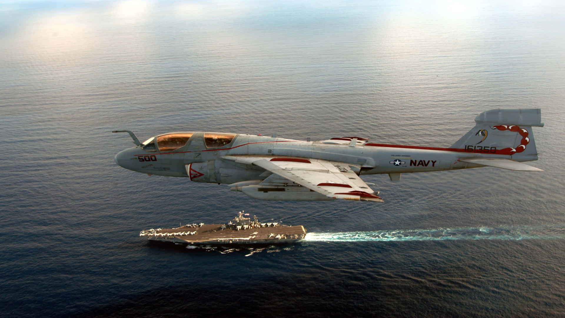 1080pjumbo Jets Northrop Grumman Prowler Bakgrund.