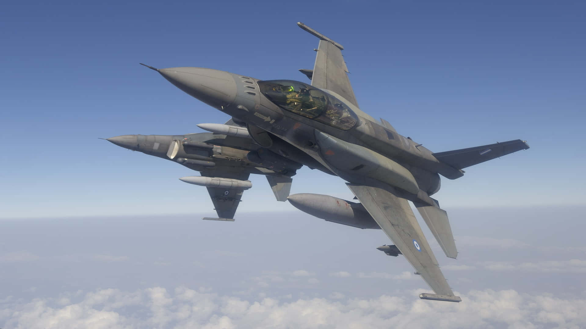 Sfondojumbo Jets Fighting Falcon In 1080p