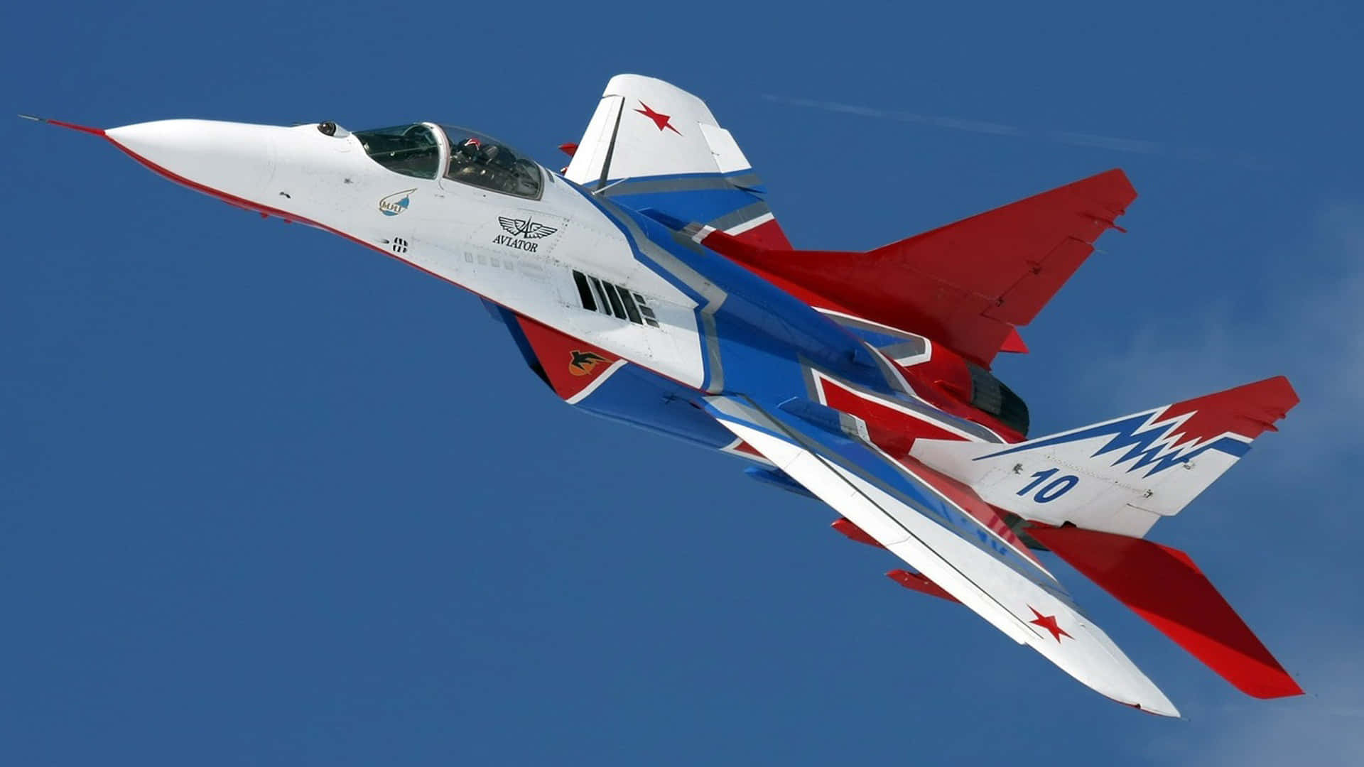 1080p Jumbo Jets Mikoyan MiG-29 Background