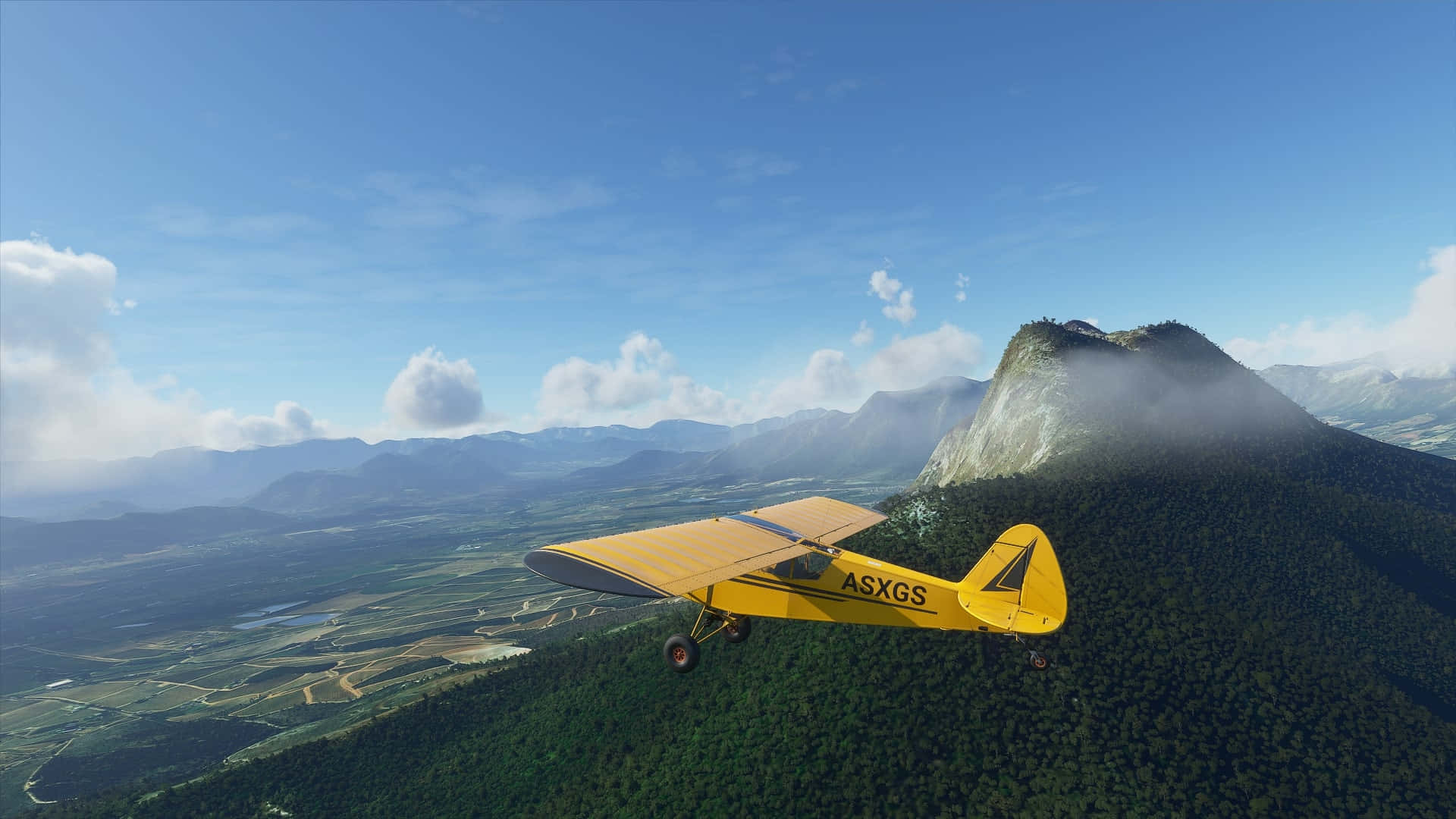 Svävagenom Himlen I 1080p Med Microsoft Flight Simulator