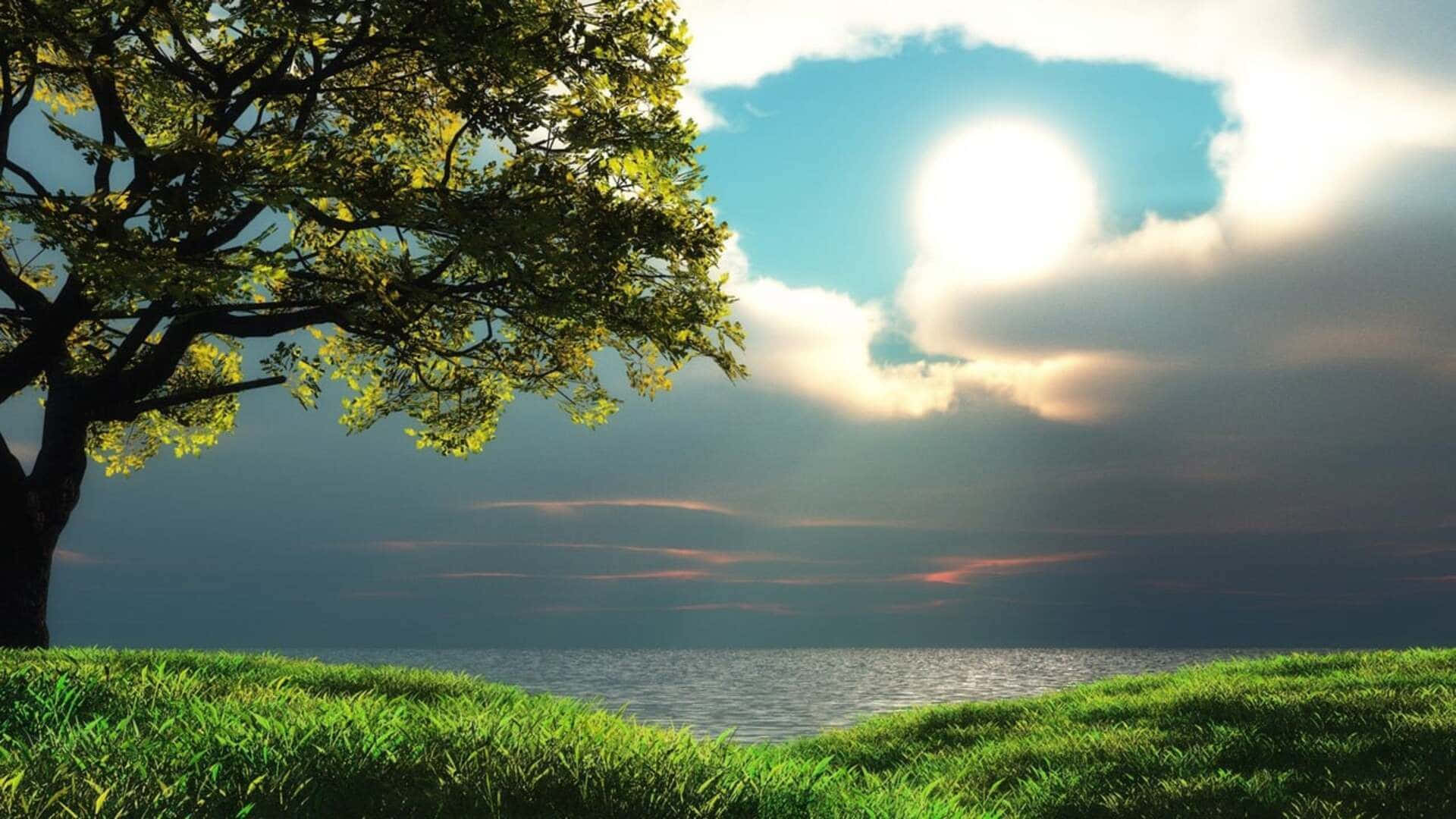 1080p Nature Background Cloudy Sky