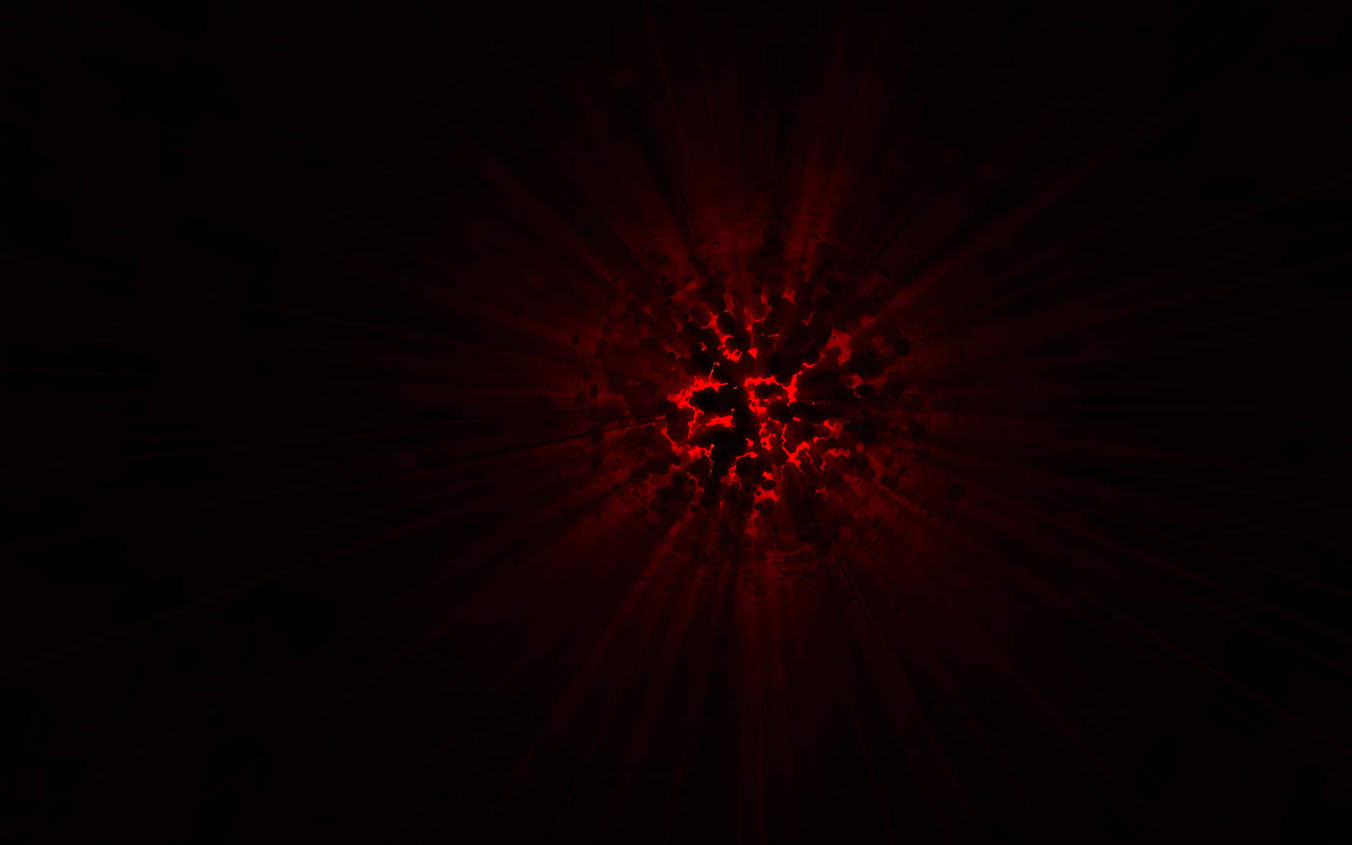 Unvibrante Fondo Rojo Y Negro De 1080p Que Crea Una Impresionante Visual.