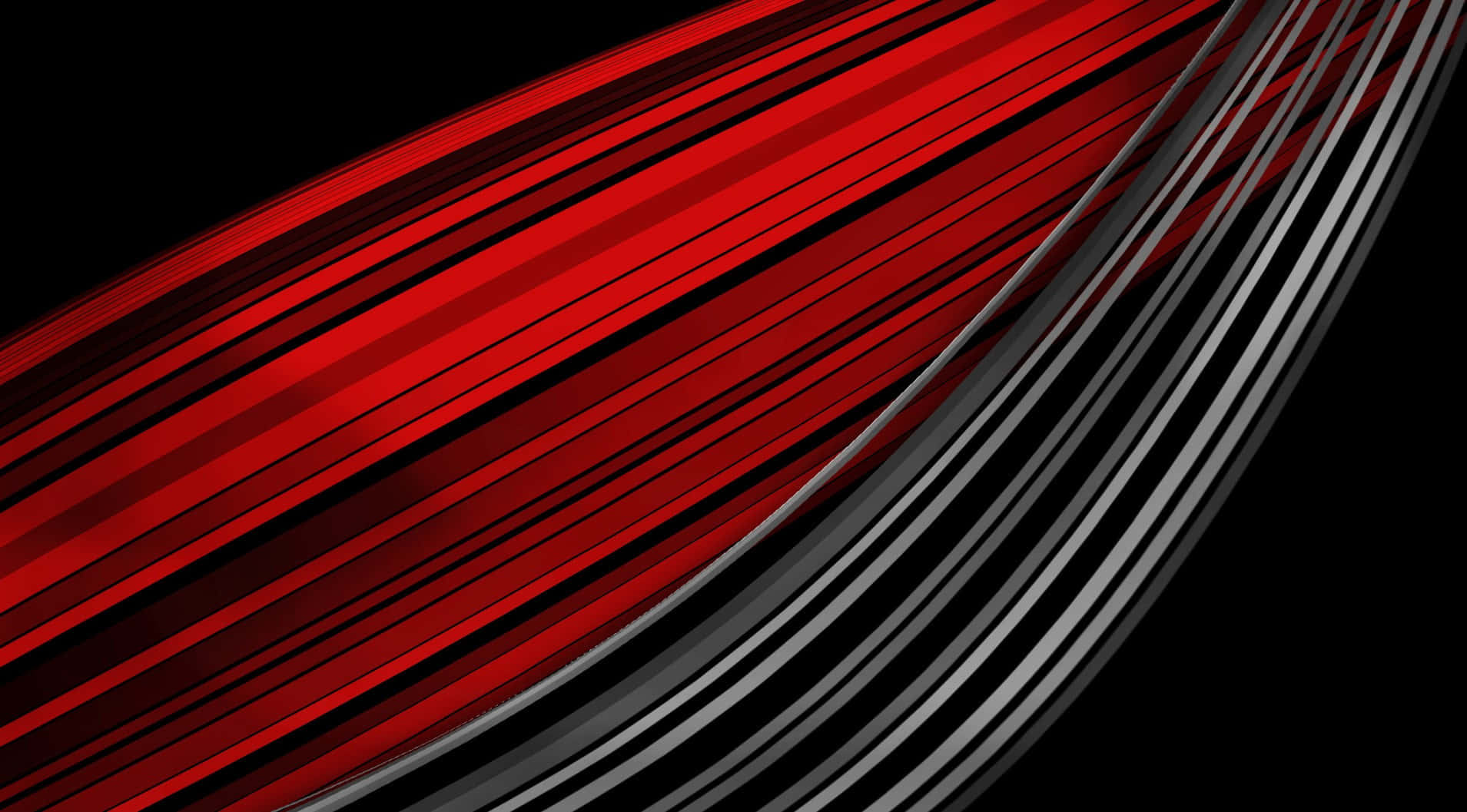 A vivid red and black 1080p background