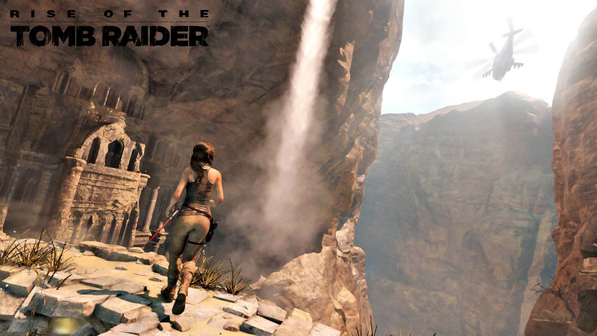 1080prise Of The Tomb Raider Gammalt Ruiner Bakgrundsbild.