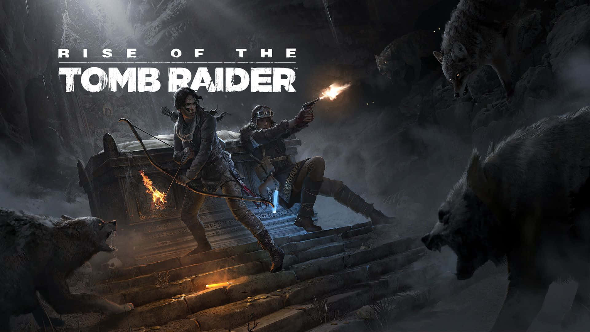 1080prise Of The Tomb Raider Varg Bakgrundsbild