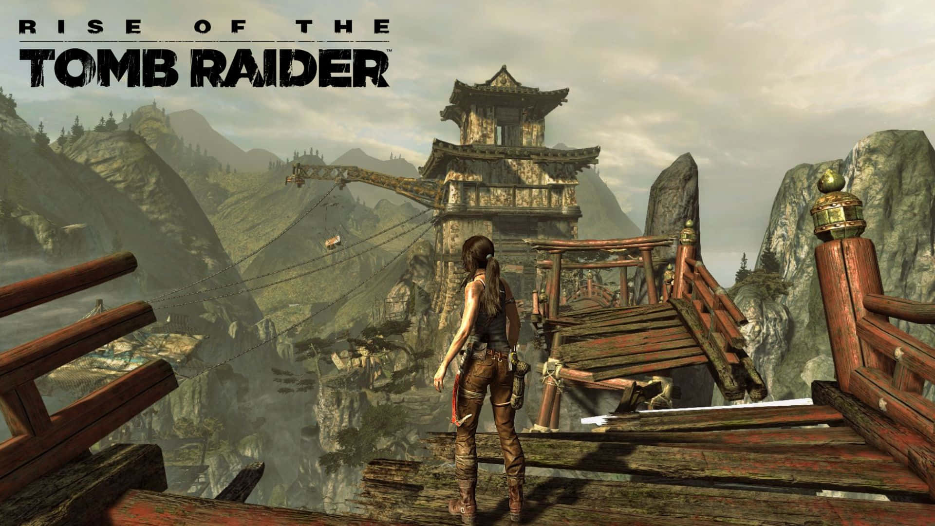 1080p Rise Of The Tomb Raider Broken Bridge Background