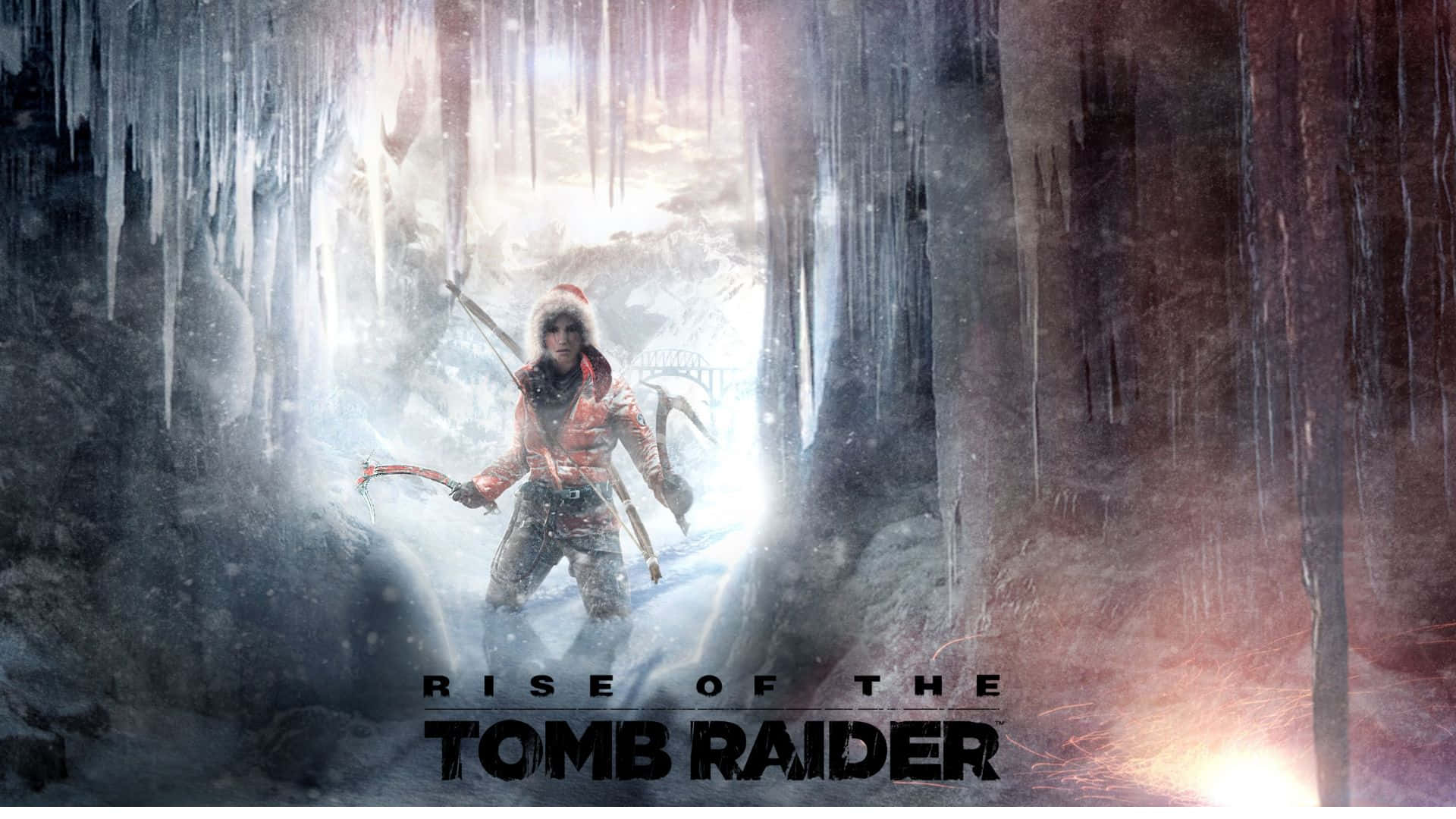 1080p Rise Of The Tomb Raider Lara Croft Frozen Cave Background