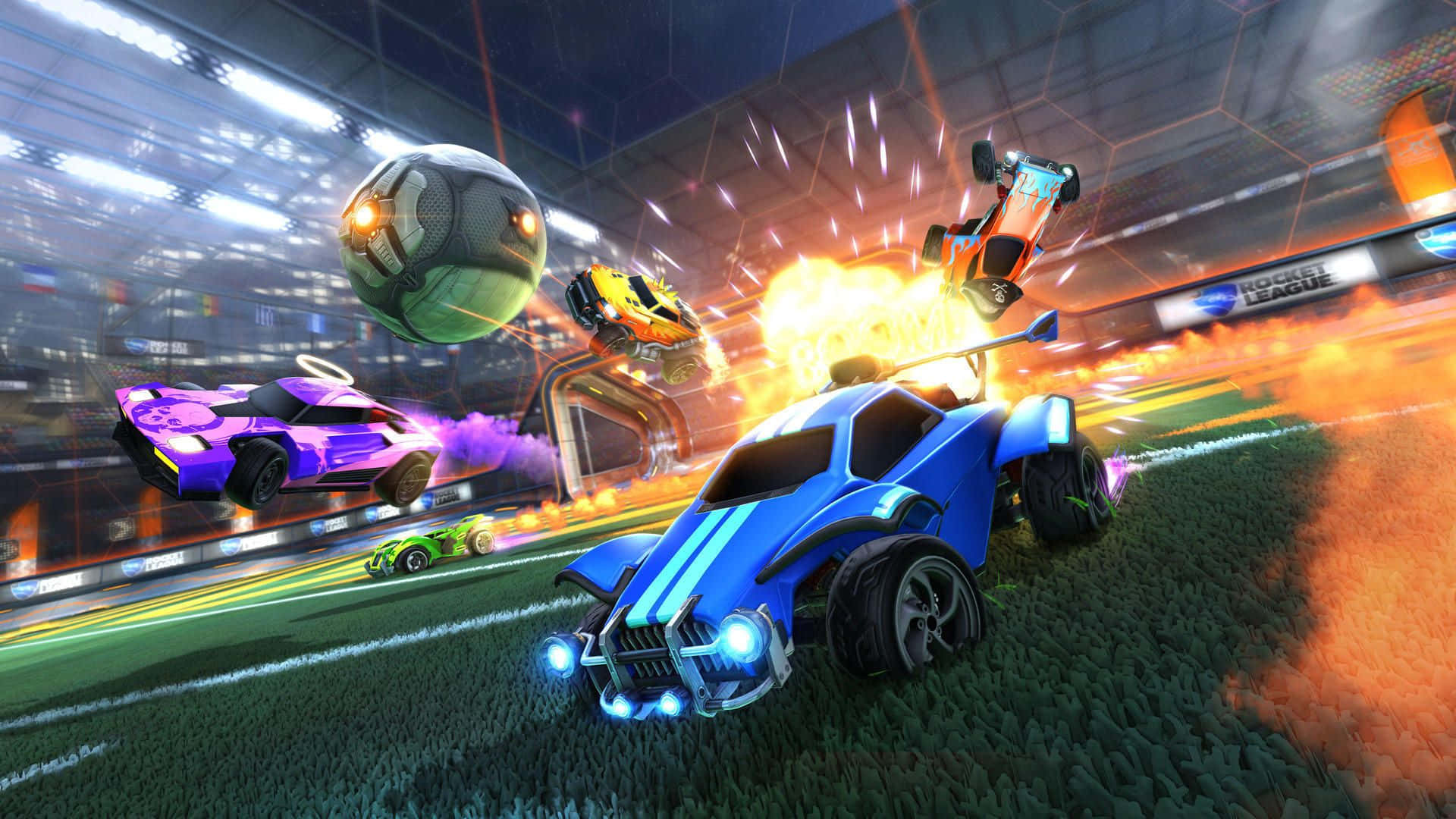Enjoy the Fast-Paced Action of Rocket League in HD