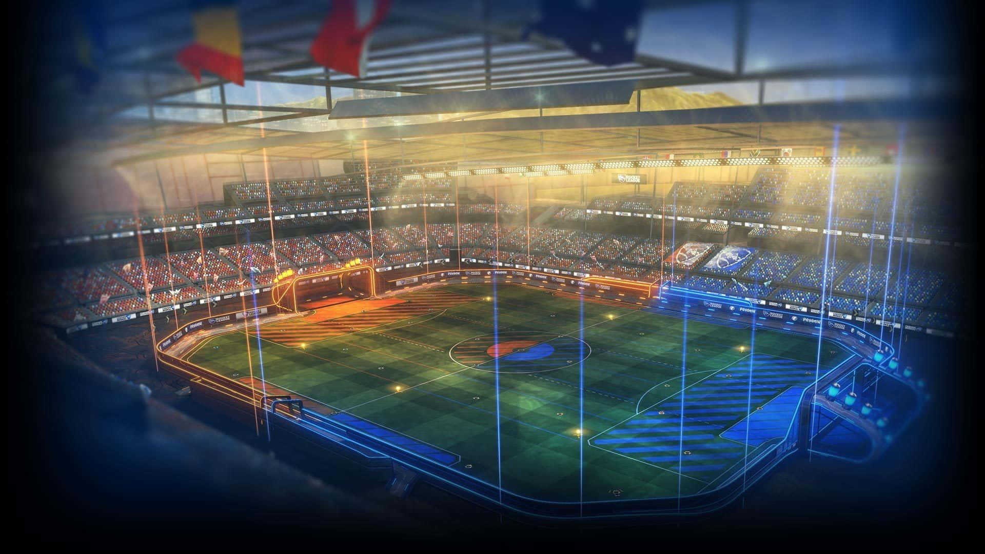 Get ready for intense rocket-fueled action in Rocket League with stunning 1080p graphics