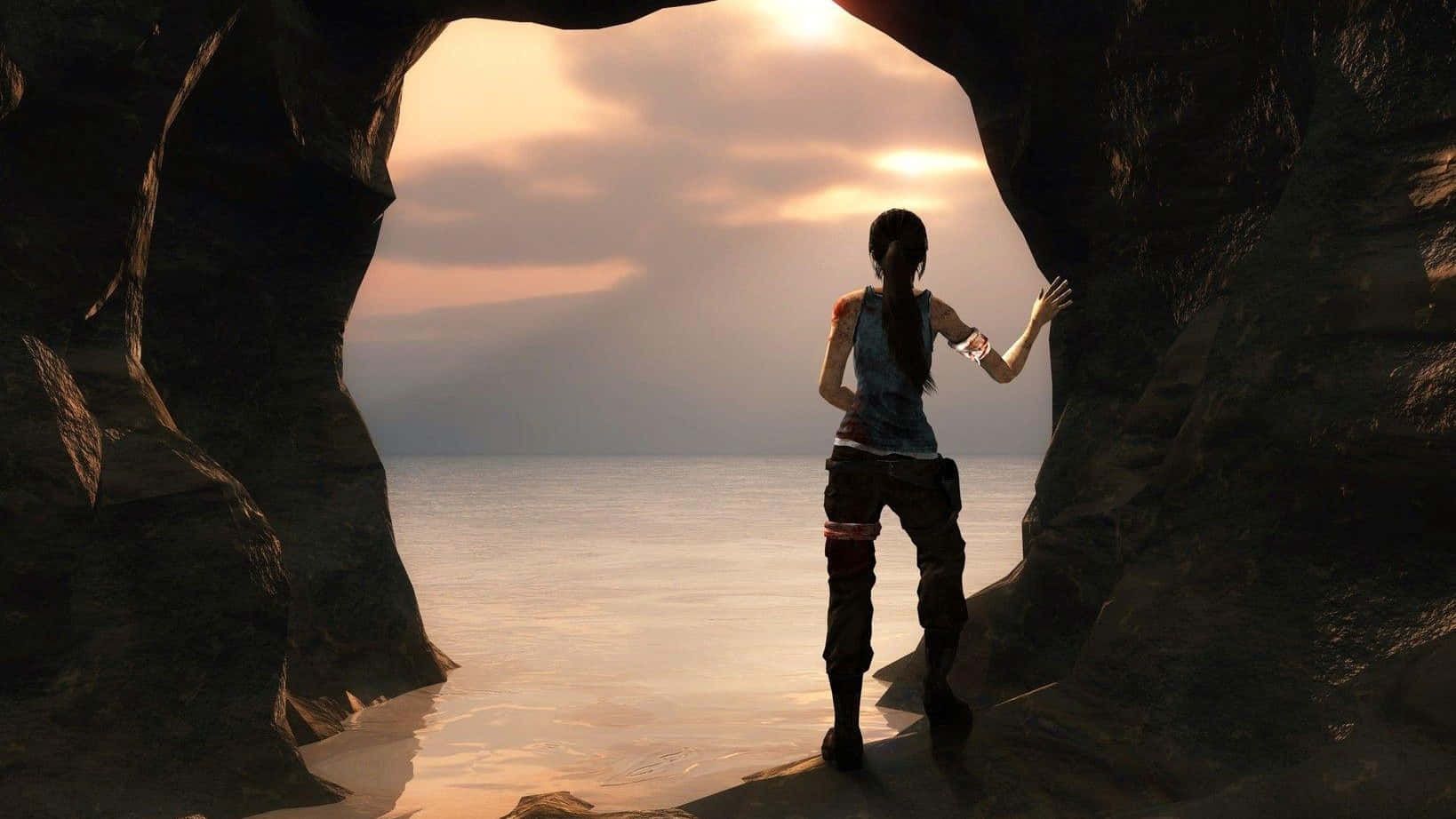 Laracroft Nel Tempio Del Sole In Shadow Of The Tomb Raider