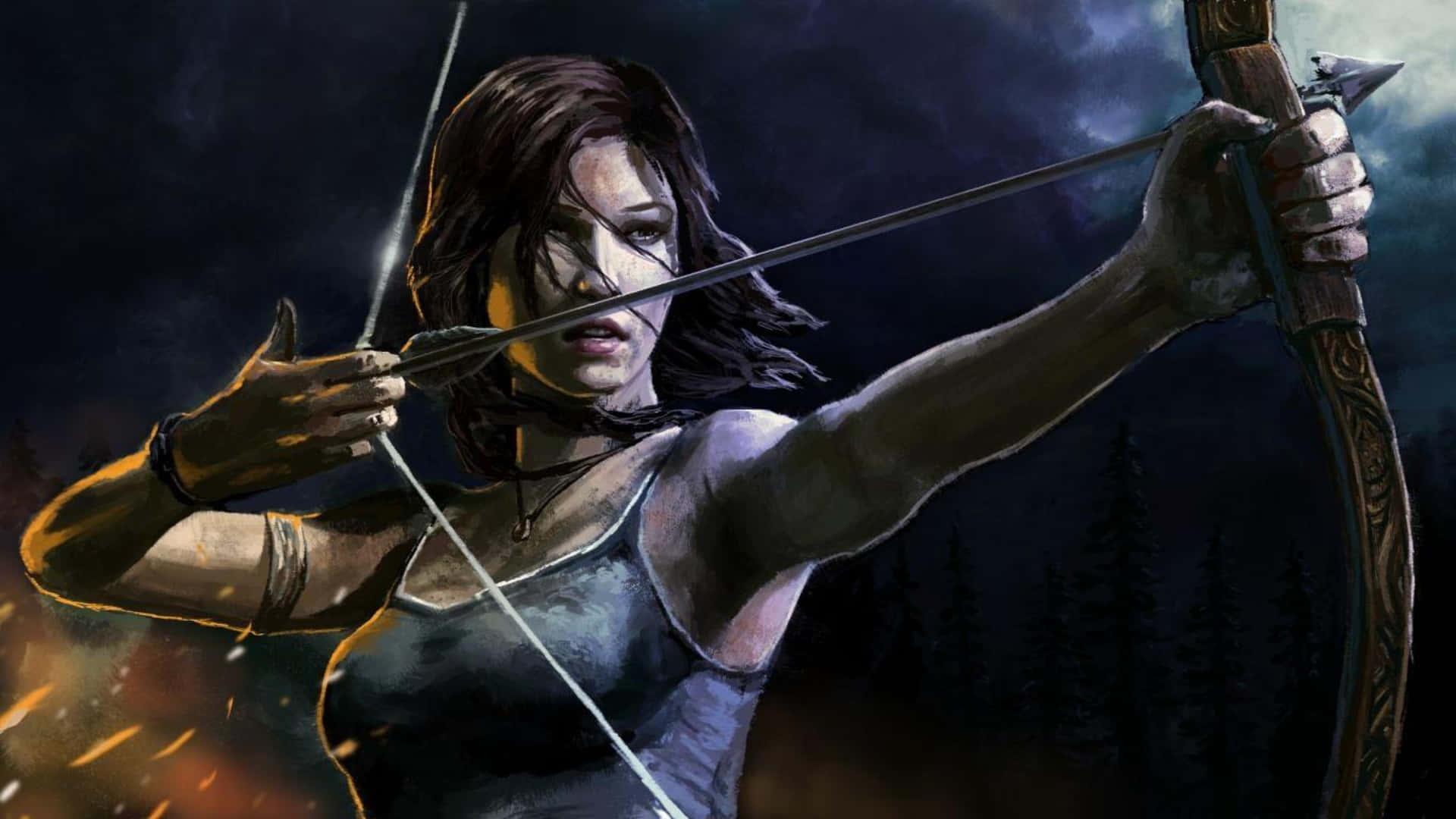 Laracroft På Hennes Resa För Att Rädda Världen I Shadow Of The Tomb Raider