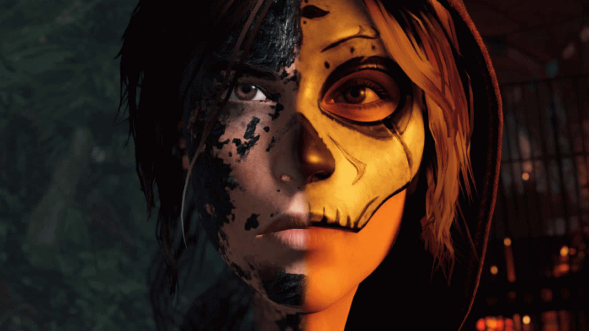 The Tomb Raider - A Woman With A Skull Face
