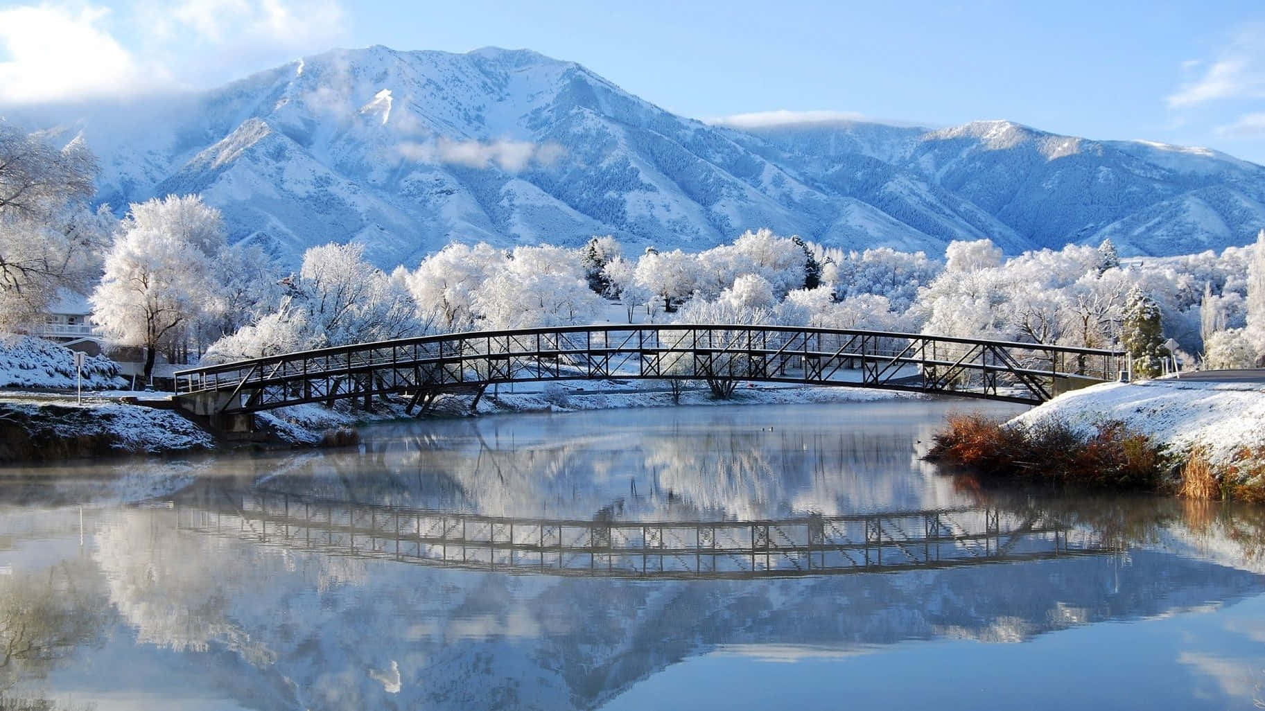 Enjoy the Winter scenery with a crisp 1080p.