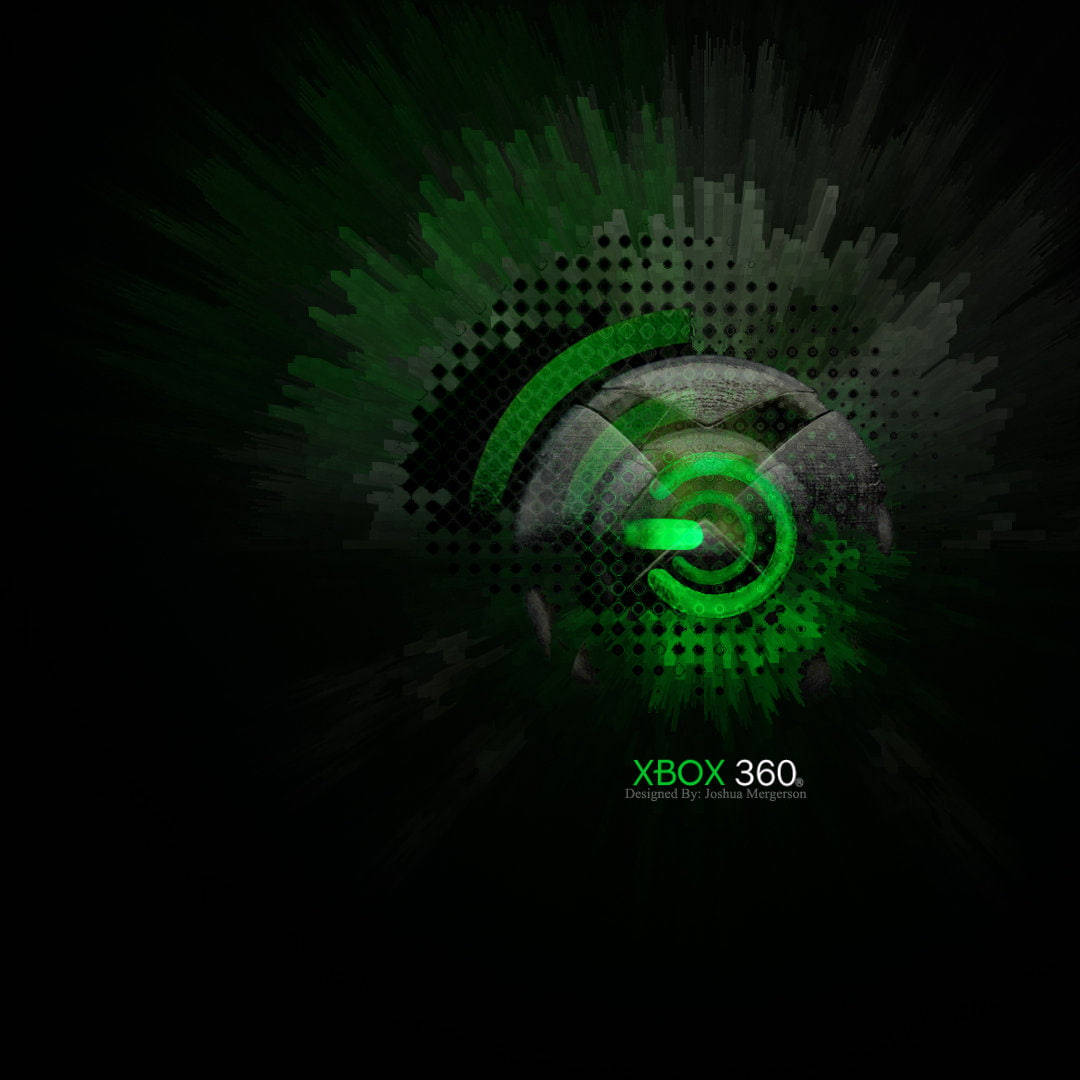 1080x1080 Xbox 360 Green Power Button Wallpaper