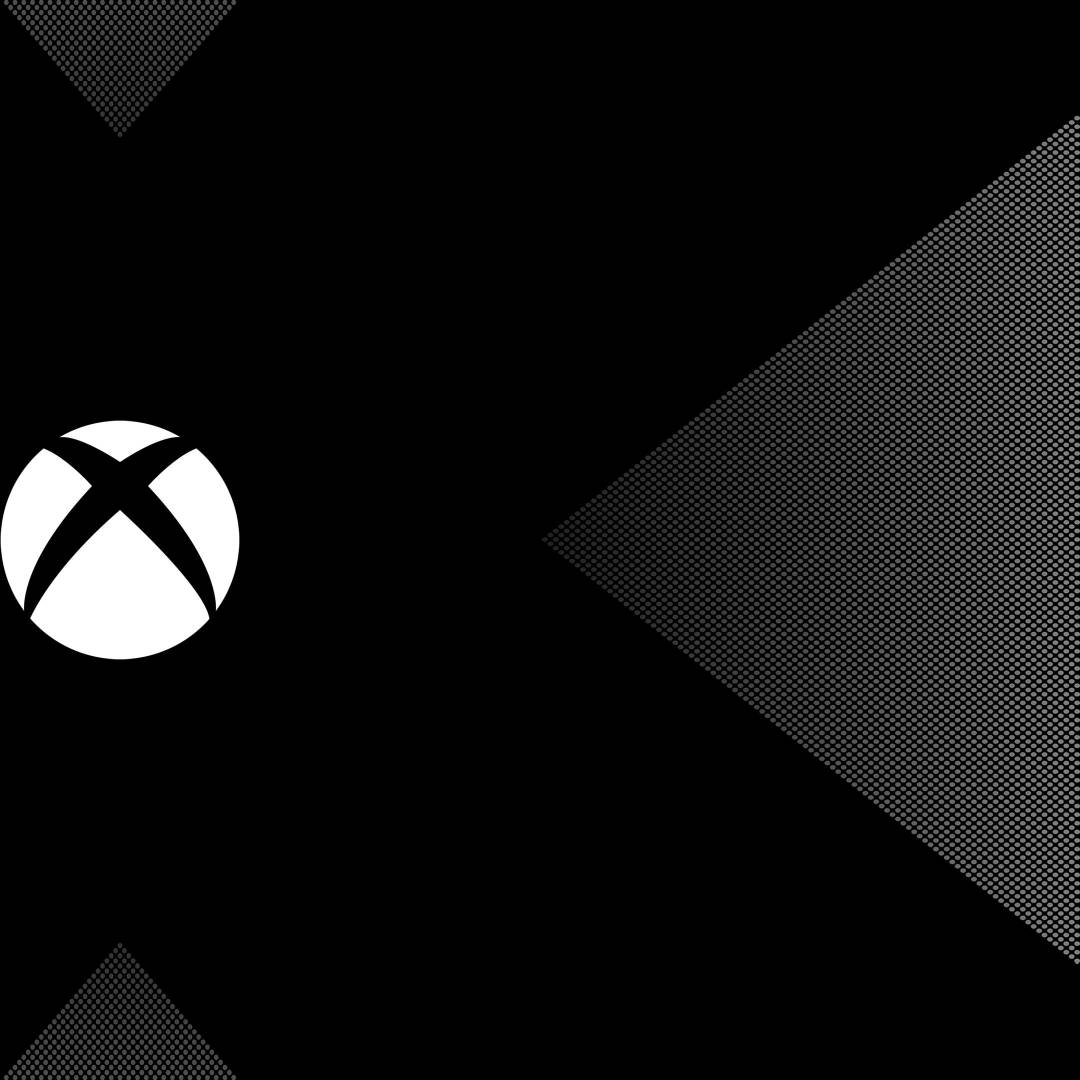 1080x1080 Xbox Logo In Black Wallpaper