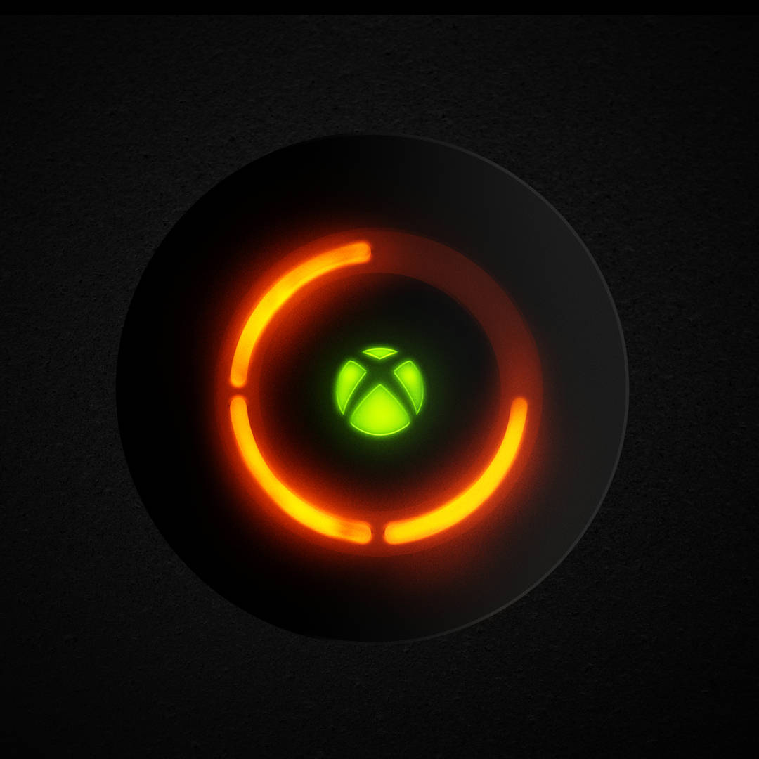 1080x1080 Xbox Logo In Power Button Wallpaper