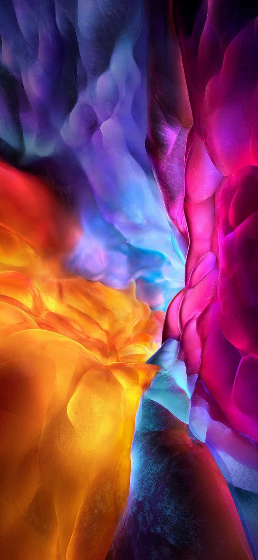 1080x2340 4k Colorful Abstract Cloud Wallpaper