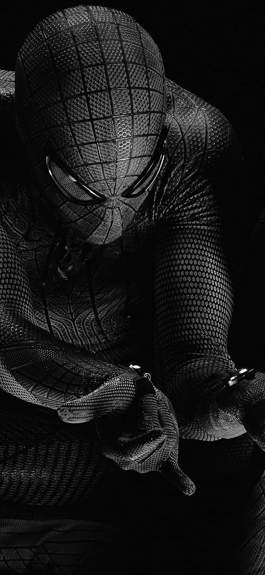 1080x2340 4k The Amazing Spider-man Black Suit Wallpaper