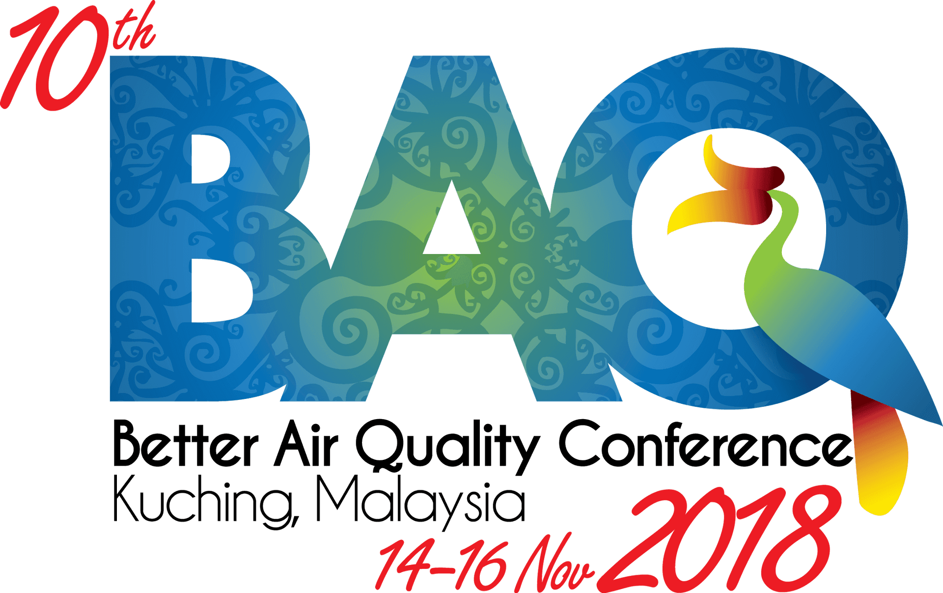 10th Better Air Quality Conference2018 Logo PNG