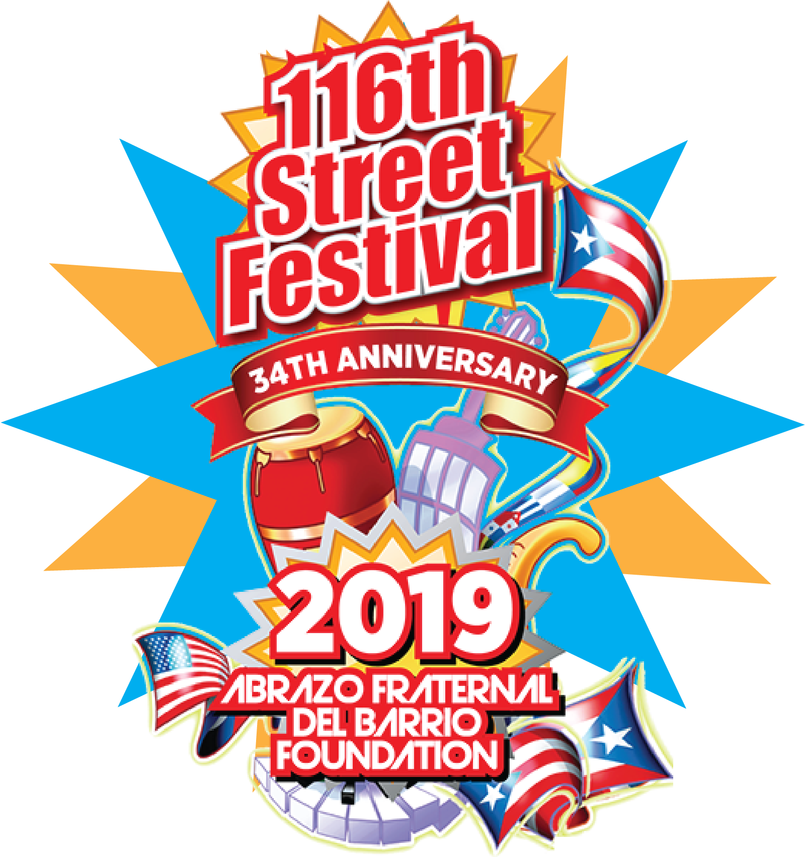 116th Street Festival2019 Logo PNG