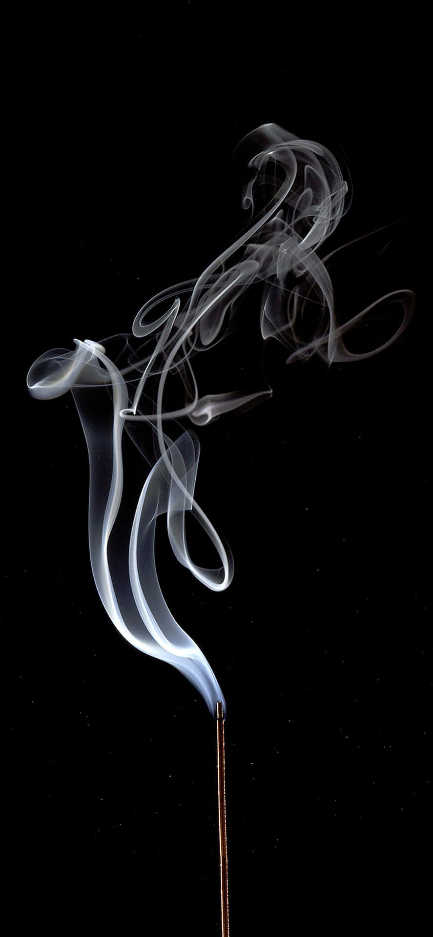 1170x2532 White Smoke Creative Shot Wallpaper