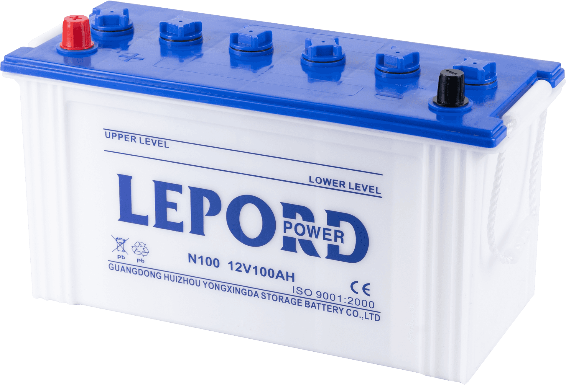 12 V100 Ah Leopard Power Battery PNG