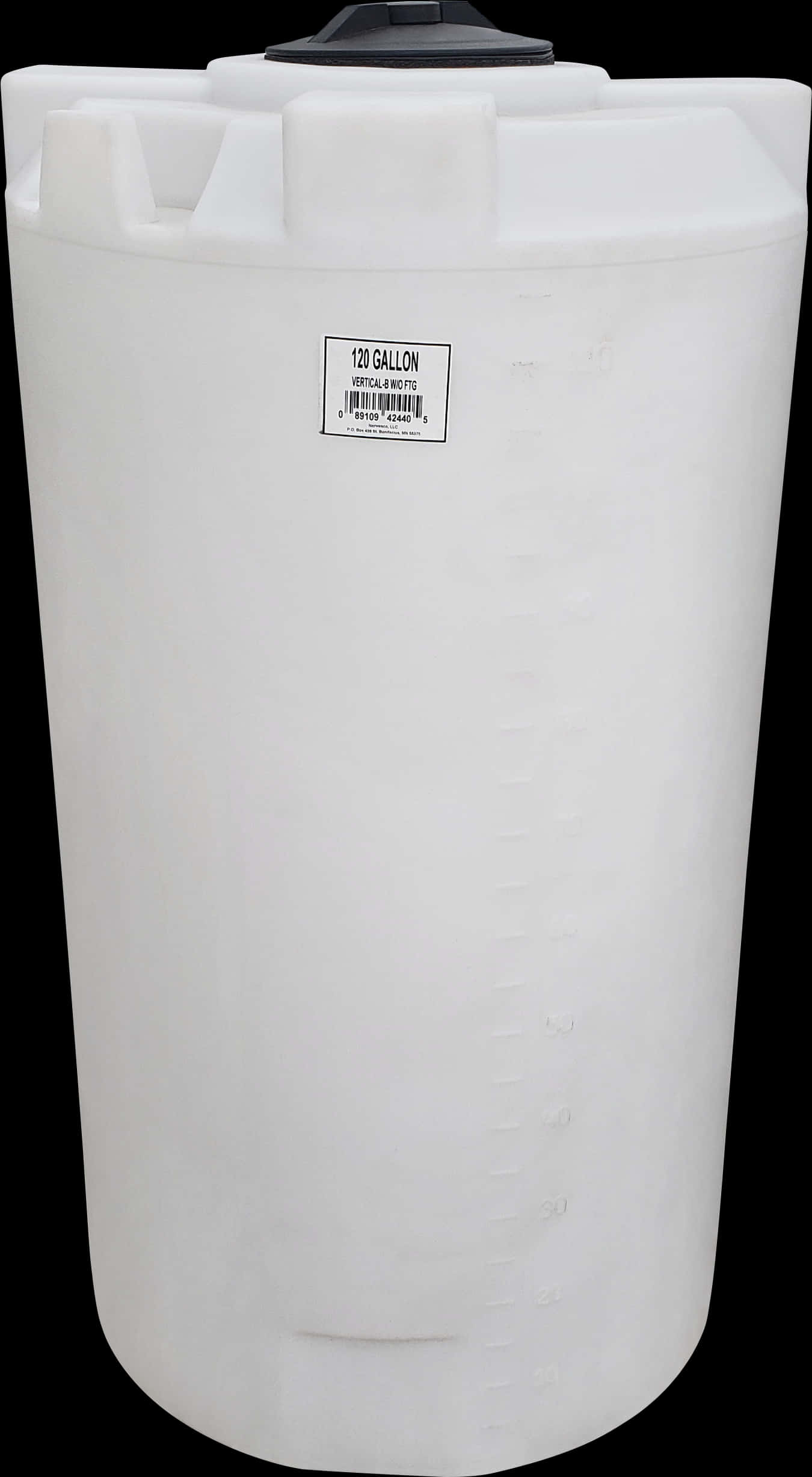 120 Gallon Vertical Water Storage Tank PNG