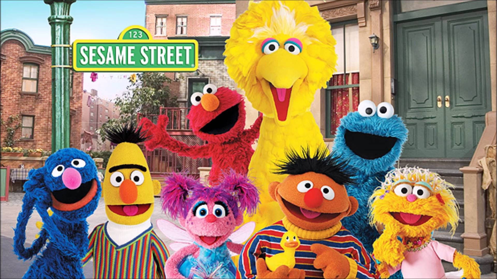 123 Sesame Street Main Characters Background