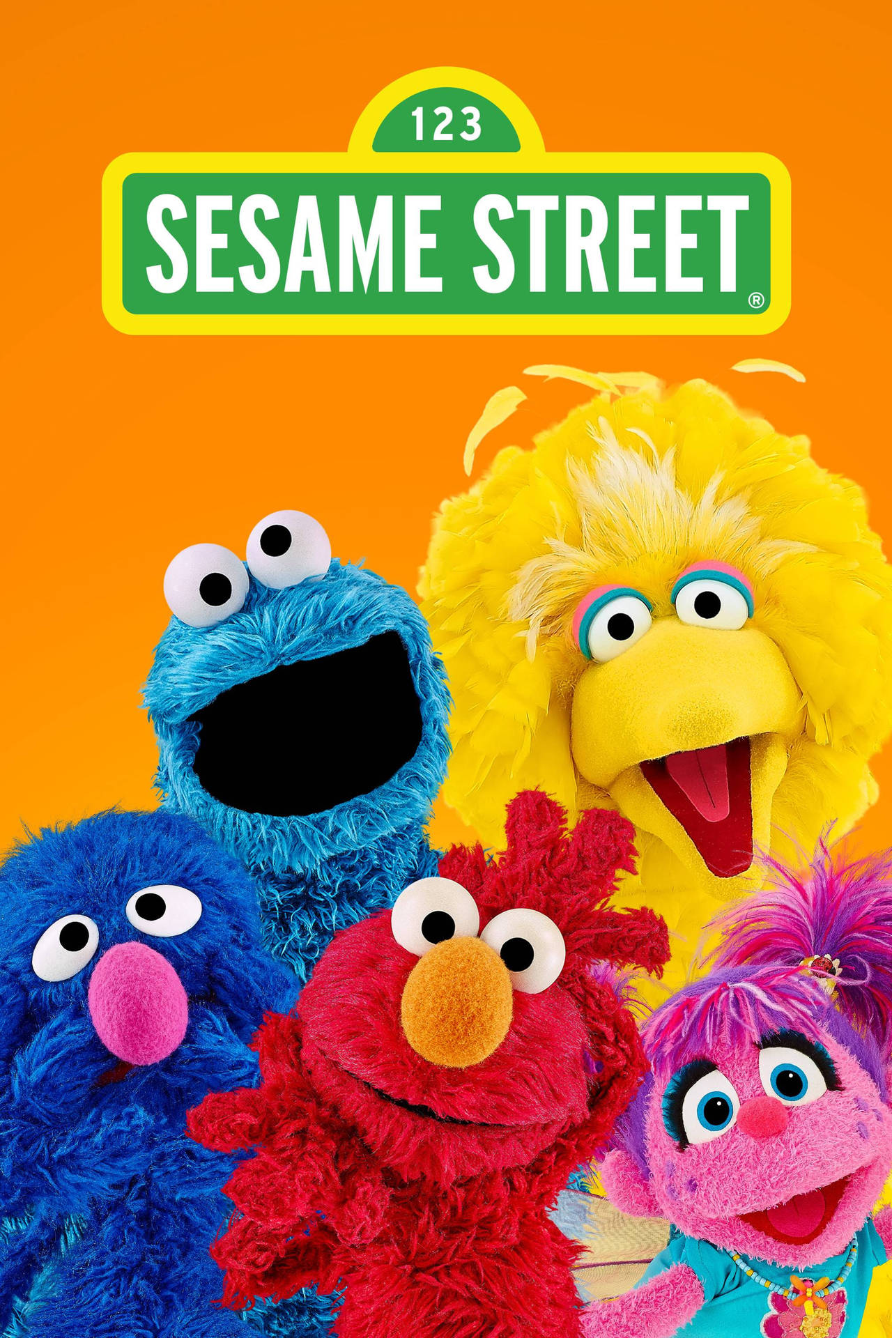 123 Sesame Street Poster Background